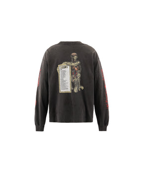 LS T-SHIRT/HEAD/BLACK
