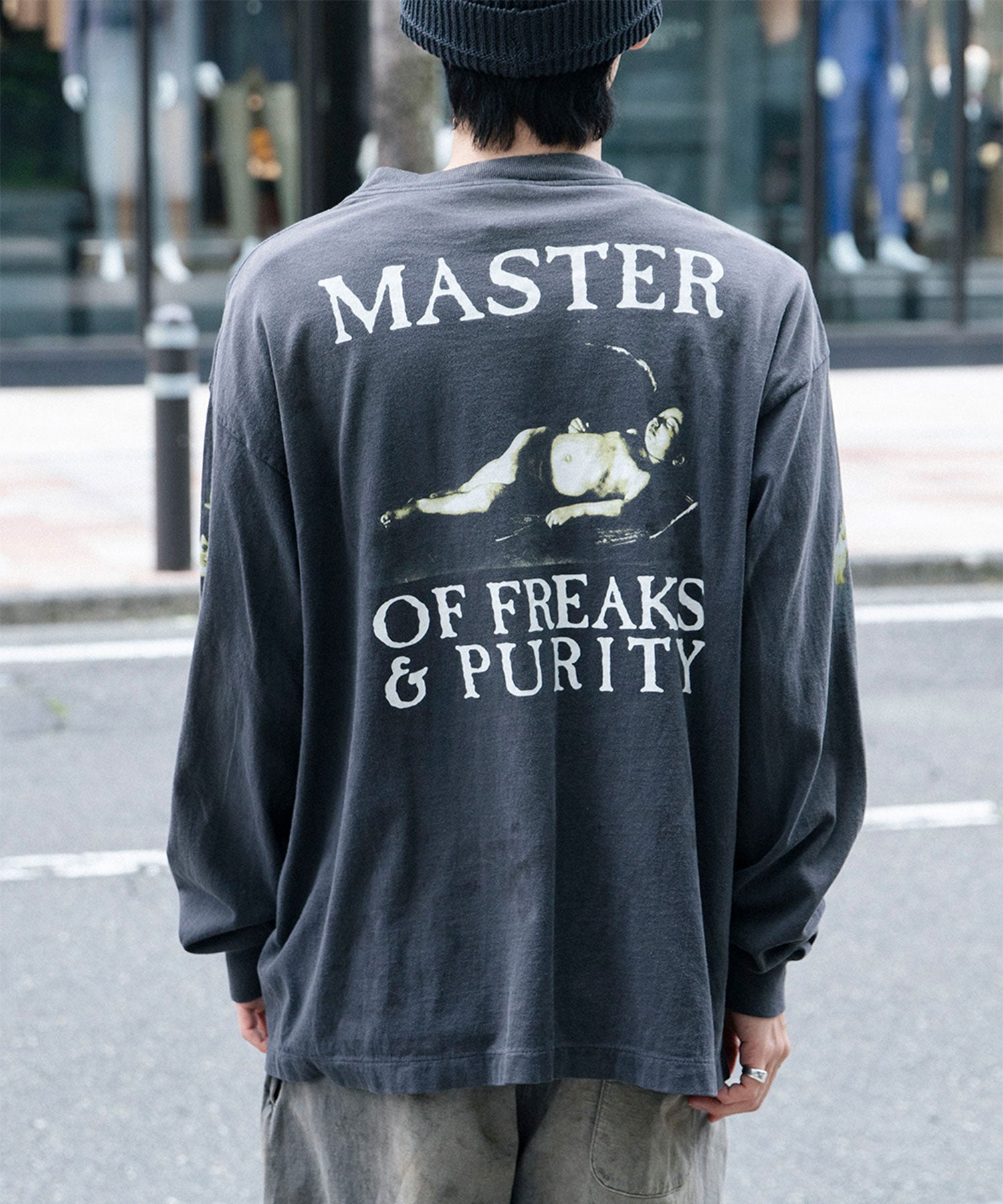 LS T-SHIRT/MEDUSA/BLACK