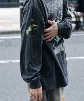 LS T-SHIRT/MEDUSA/BLACK