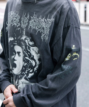 LS T-SHIRT/MEDUSA/BLACK