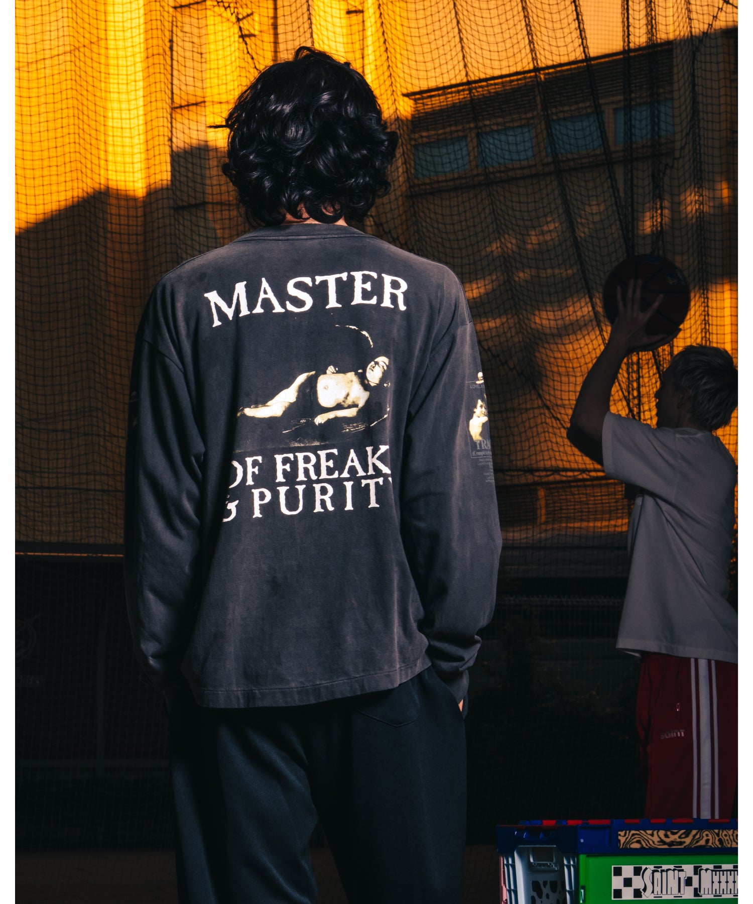 LS T-SHIRT/MEDUSA/BLACK