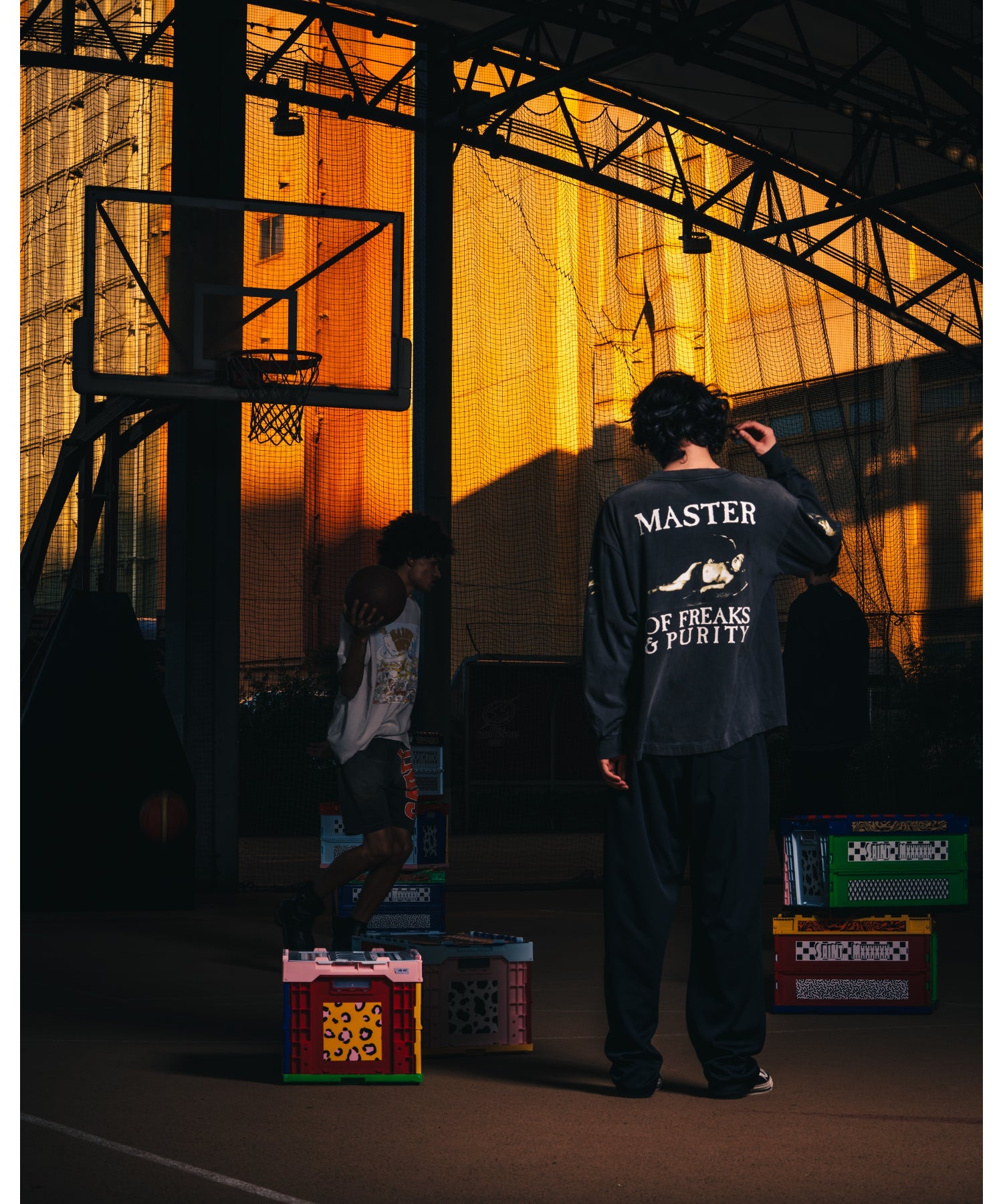 LS T-SHIRT/MEDUSA/BLACK