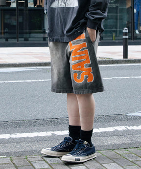 EASY SHORTS/CUT SEW/CHARCOAL