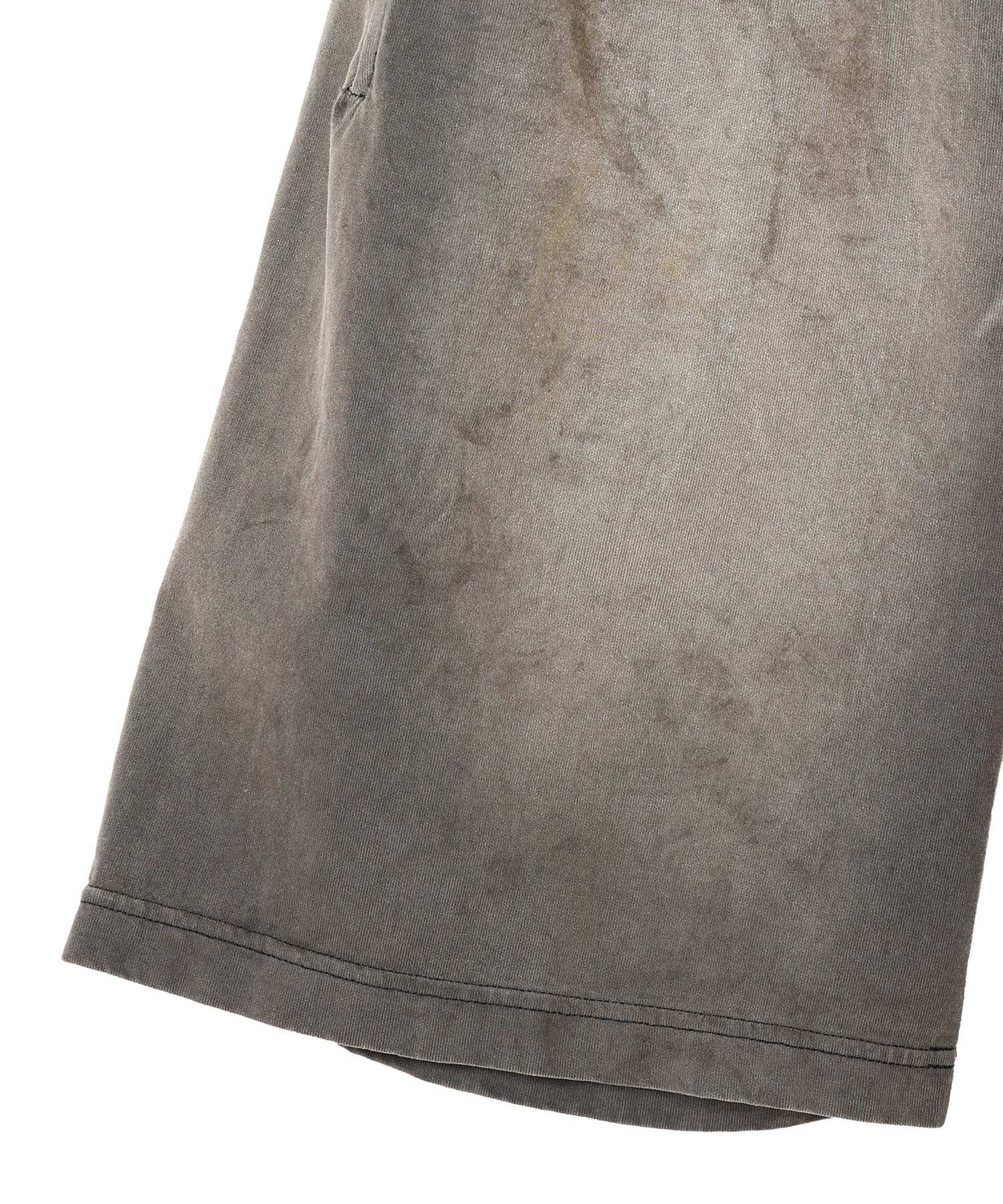 EASY SHORTS/CUT SEW/CHARCOAL