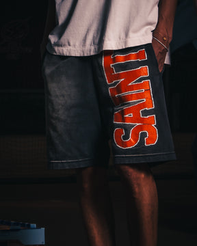 EASY SHORTS/CUT SEW/CHARCOAL