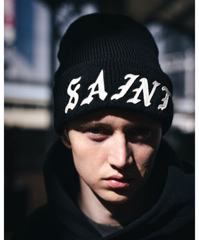 KNIT CAP / SAINT / BLACK
