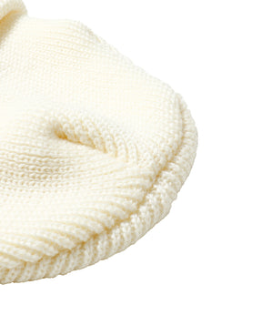 KNIT CAP / SAINT / WHITE
