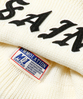 KNIT CAP / SAINT / WHITE
