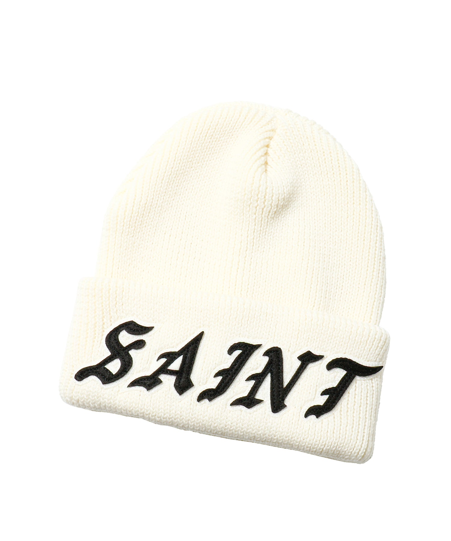 KNIT CAP / SAINT / WHITE