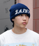 帽子 SAINT MXXXXXX KNIT CAP SAINT BLACK24AW SAINT MXXXXXX(セントマイケル) 商品ページ - KNIT CAP SAINT / BLACK