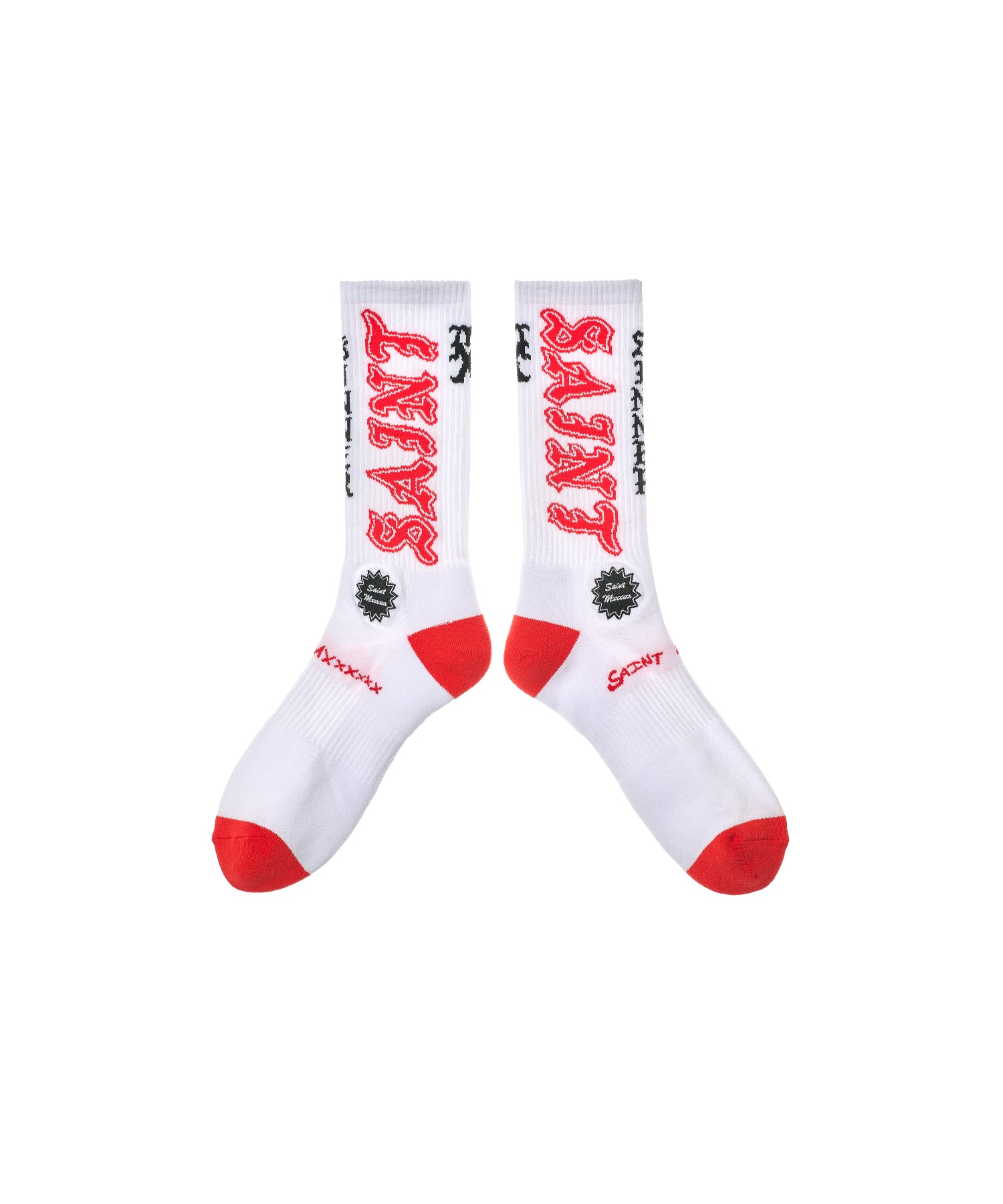 SOCKS/SAINT/WHITE+RED - SAINT MXXXXXX (セントマイケル) - goods