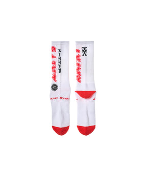 SOCKS/SAINT/WHITE+RED - SAINT MXXXXXX (セントマイケル) - goods