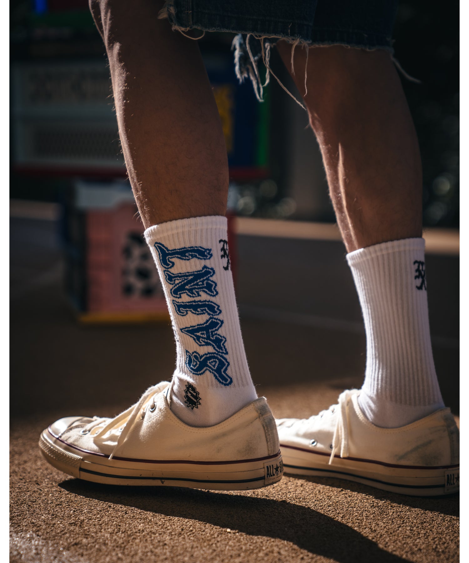 SOCKS/SAINT/WHITE+BLUE - SAINT MXXXXXX (セントマイケル) - goods