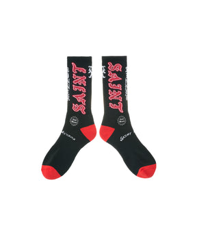 SOCKS/SAINT/BLACK+RED - SAINT MXXXXXX (セントマイケル) - goods