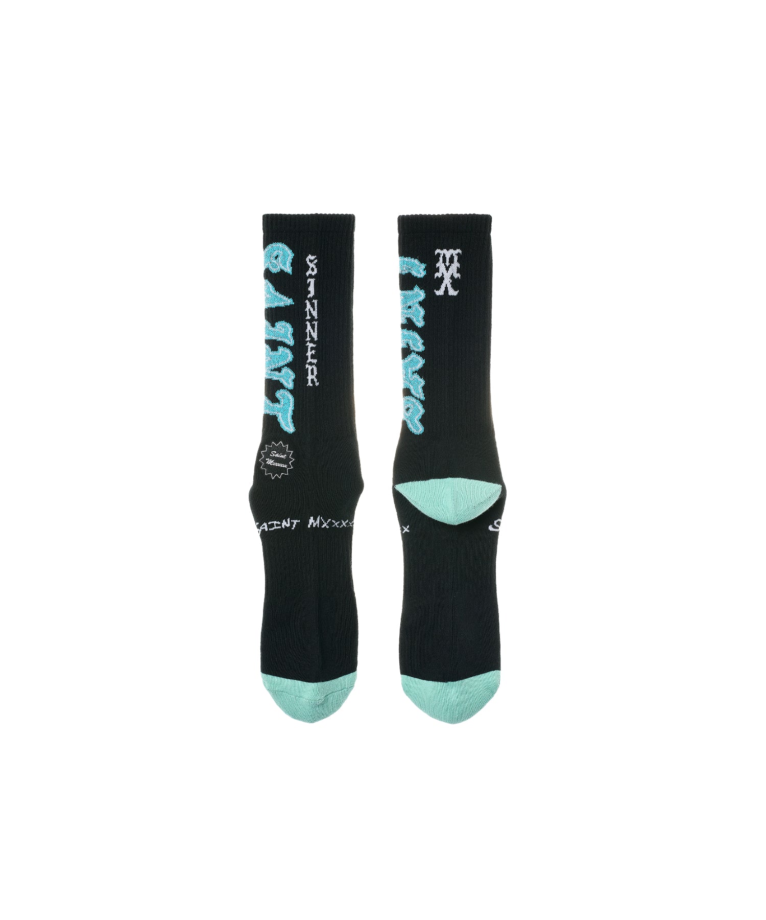 SOCKS/SAINT/BLACK+BLUE