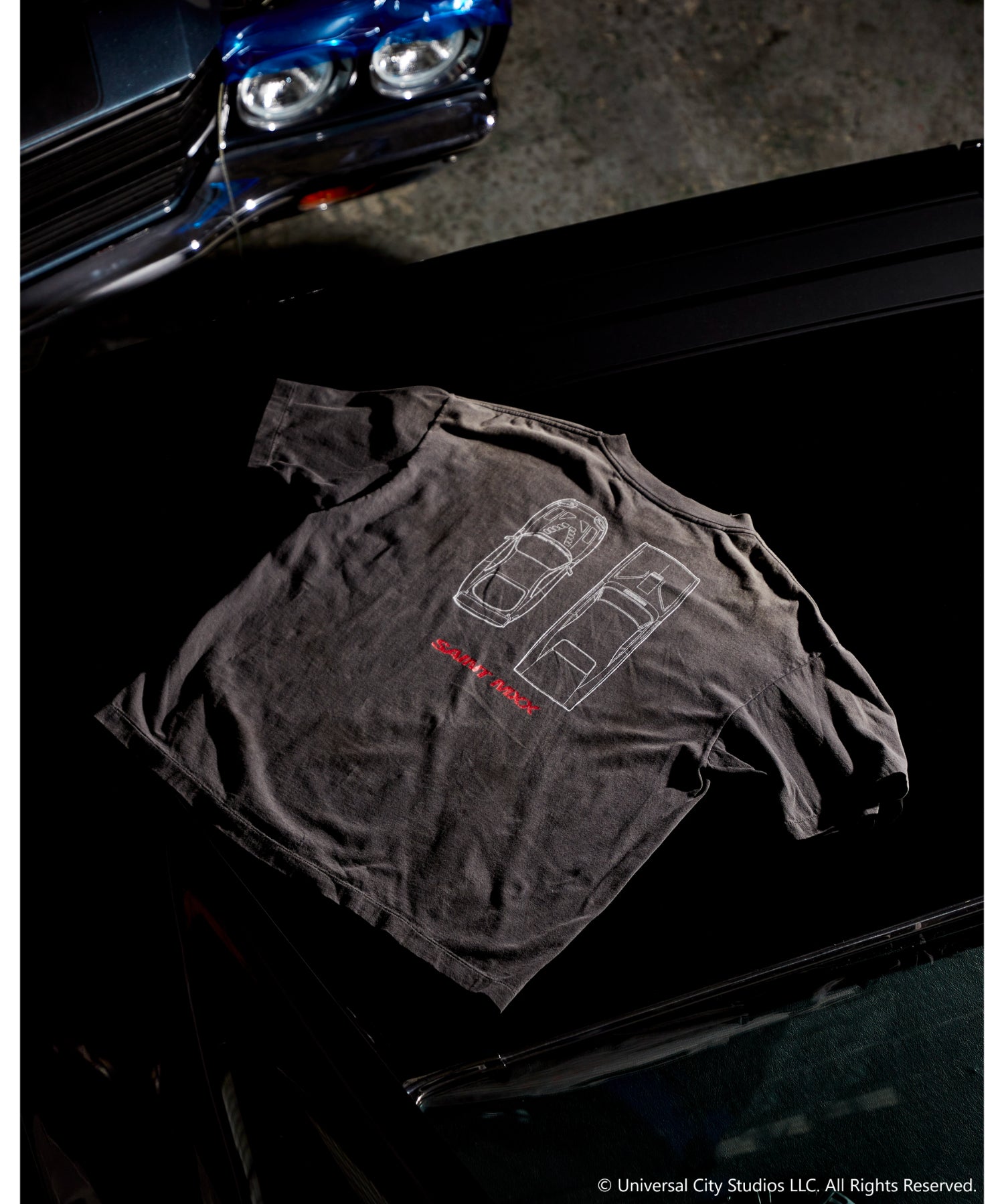 FF SS T-SHIRT/FAST FURIOUS/BLK - SAINT MXXXXXX (セントマイケル