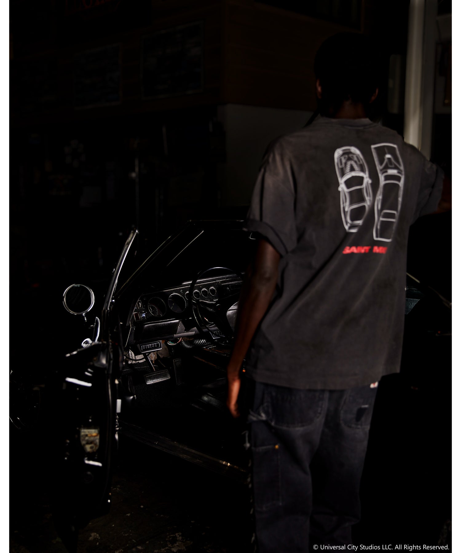 FF SS T-SHIRT/FAST FURIOUS/BLK