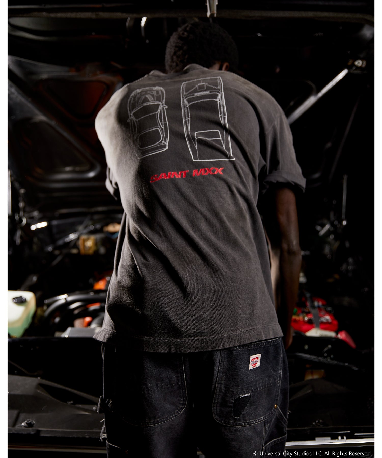 FF SS T-SHIRT/FAST FURIOUS/BLK