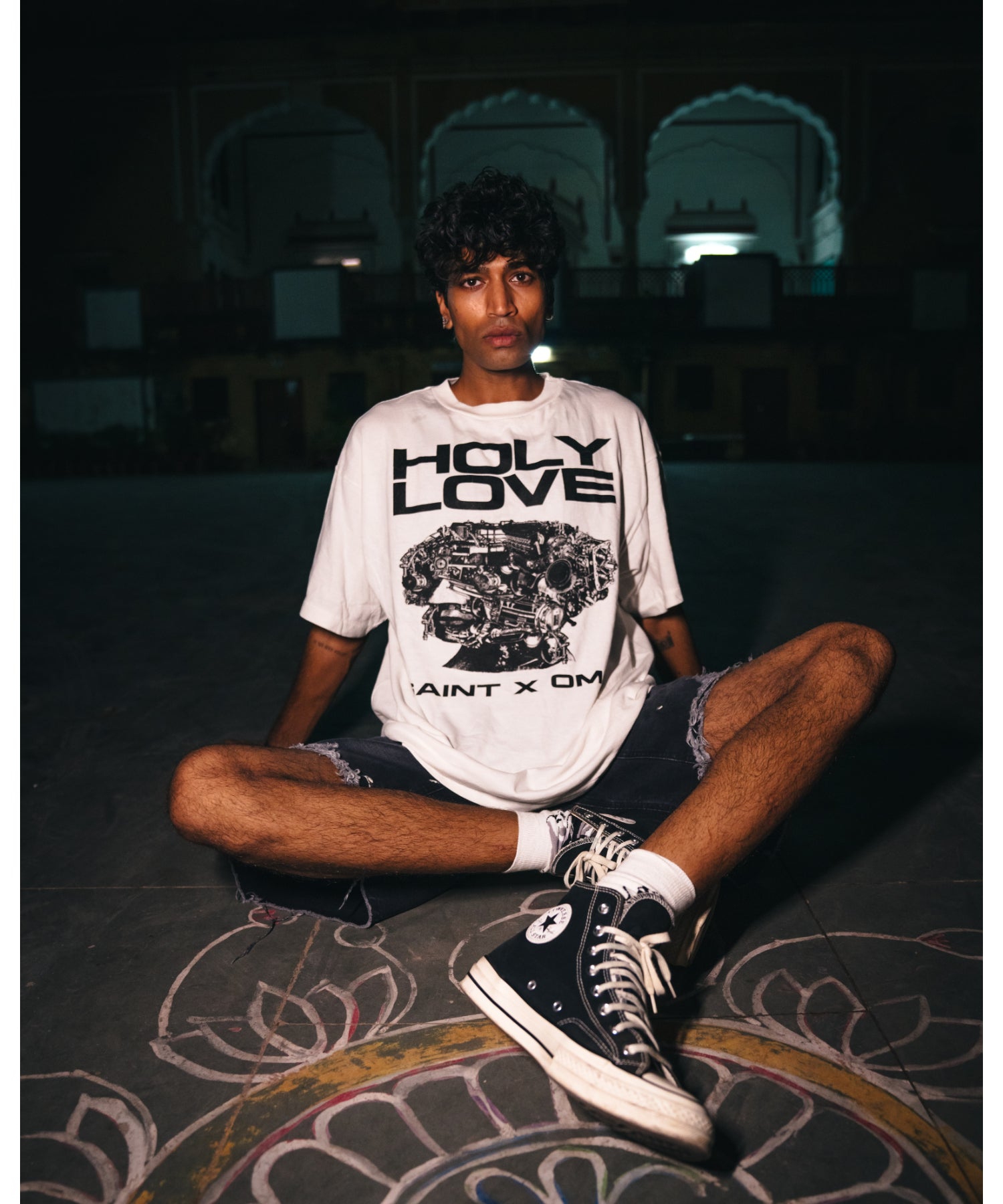 KK_SS T-SHIRT/HOLY LOVE/WHITE - SAINT MXXXXXX (セントマイケル