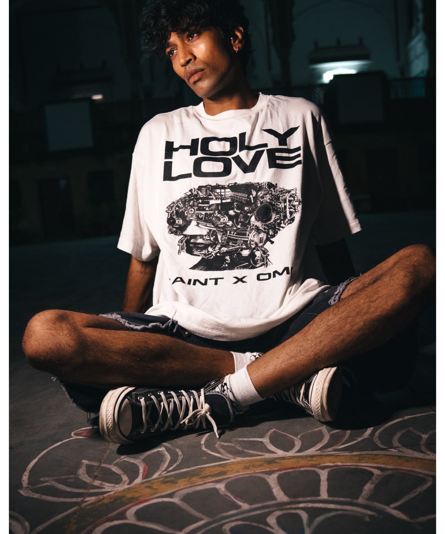KK_SS T-SHIRT/HOLY LOVE/WHITE - SAINT MXXXXXX (セントマイケル