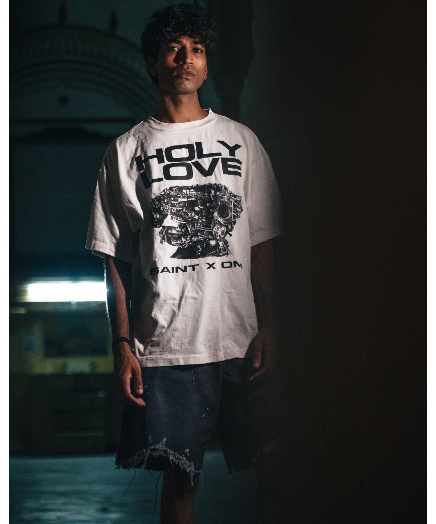 KK_SS T-SHIRT/HOLY LOVE/WHITE - SAINT MXXXXXX (セントマイケル