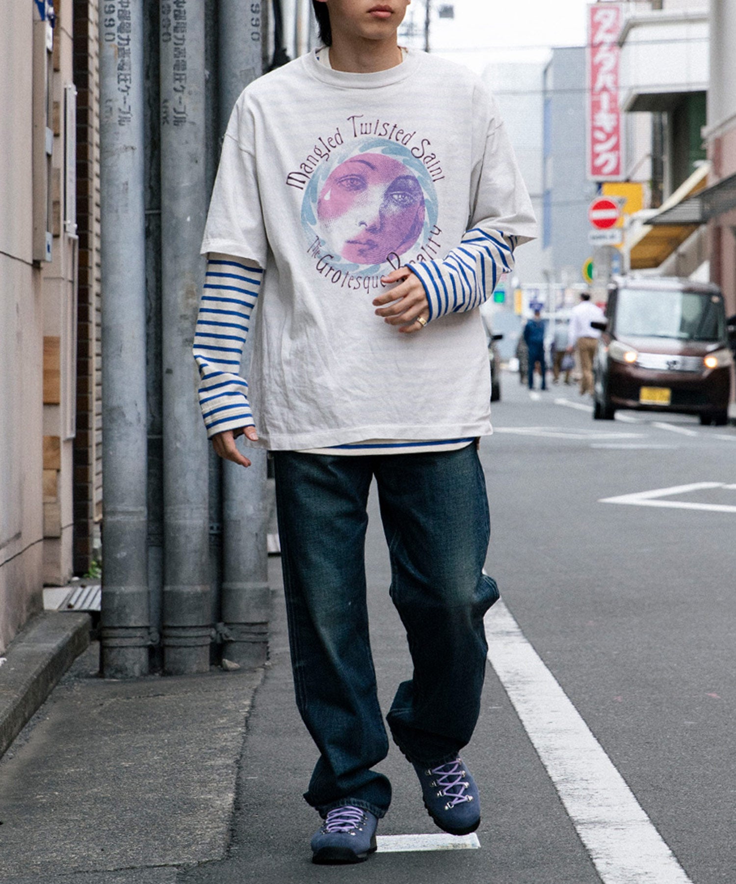 SW_SS T-SHIRT/TWISTED SAINT/WHT