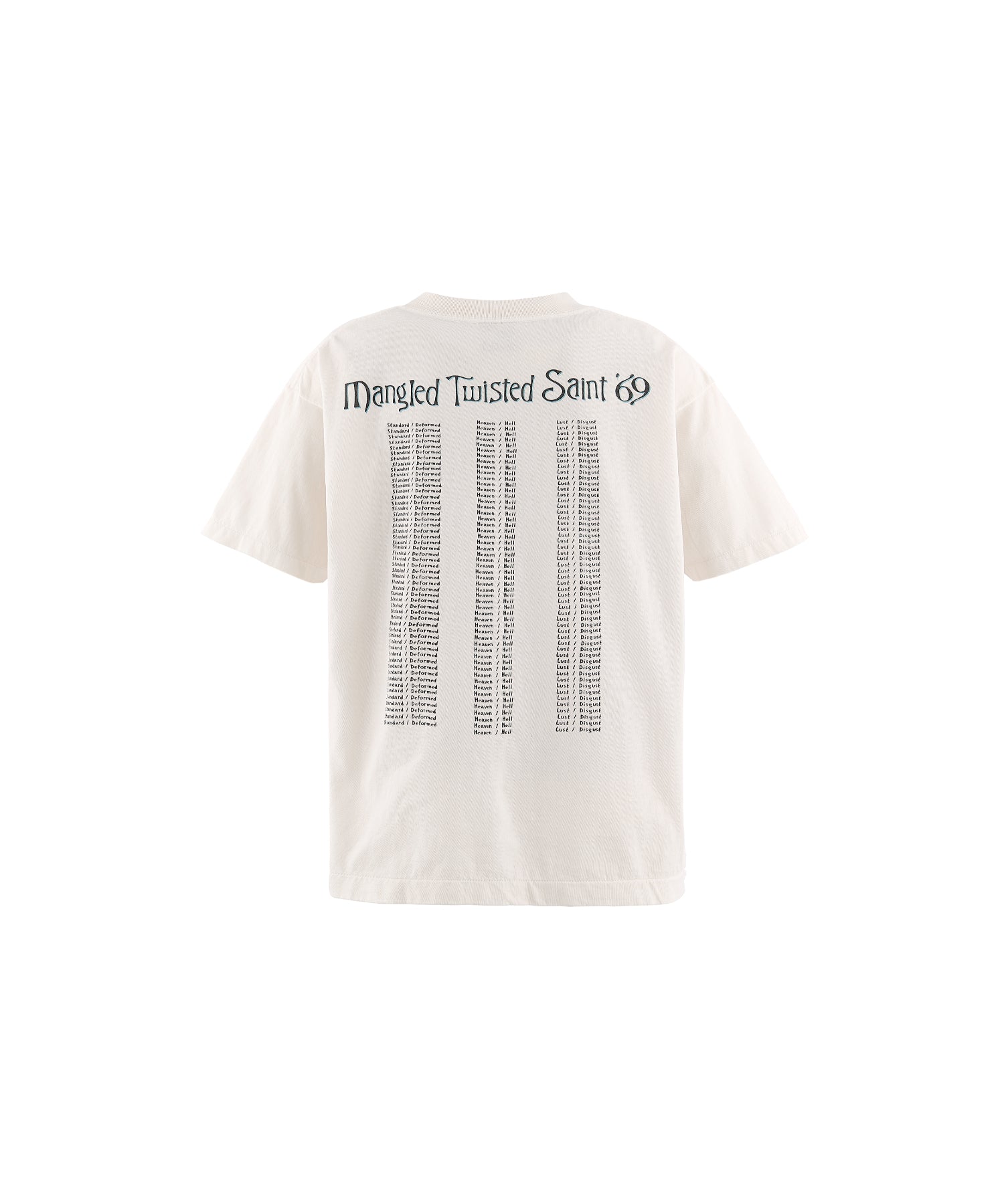 SW_SS T-SHIRT/TWISTED SAINT/WHT