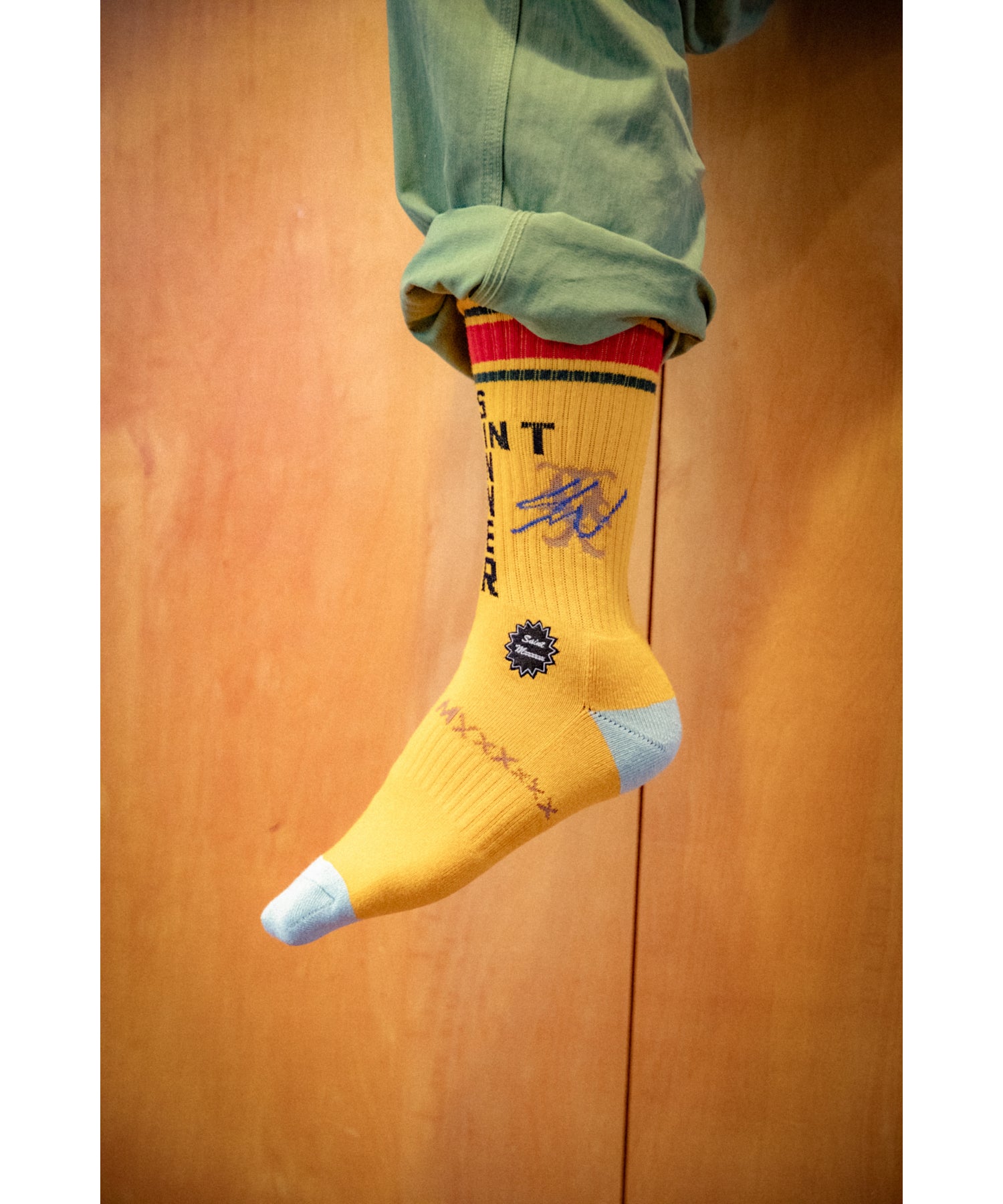 SW_SOCKS/SAINT SW/YELLOW