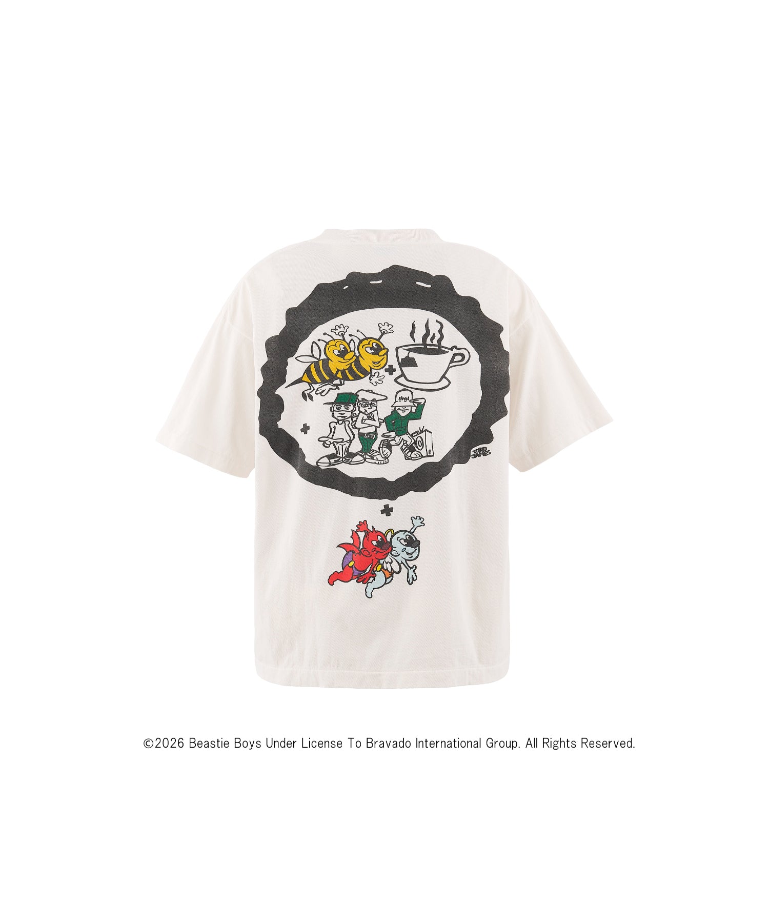 BTB_SS T-SHIRT/BEASTIEBOYS/WHT