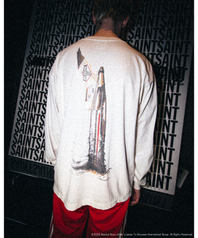 BTB_LS T-SHIRT/BEASTIEBOYS/WHT
