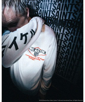 BTB_LS T-SHIRT/BEASTIEBOYS/WHT
