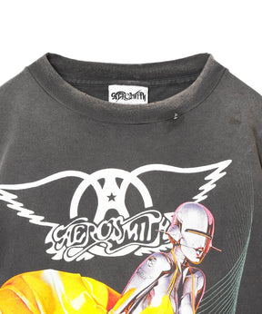 AS_SS T-SHIRT/AEROSMITH/BLACK