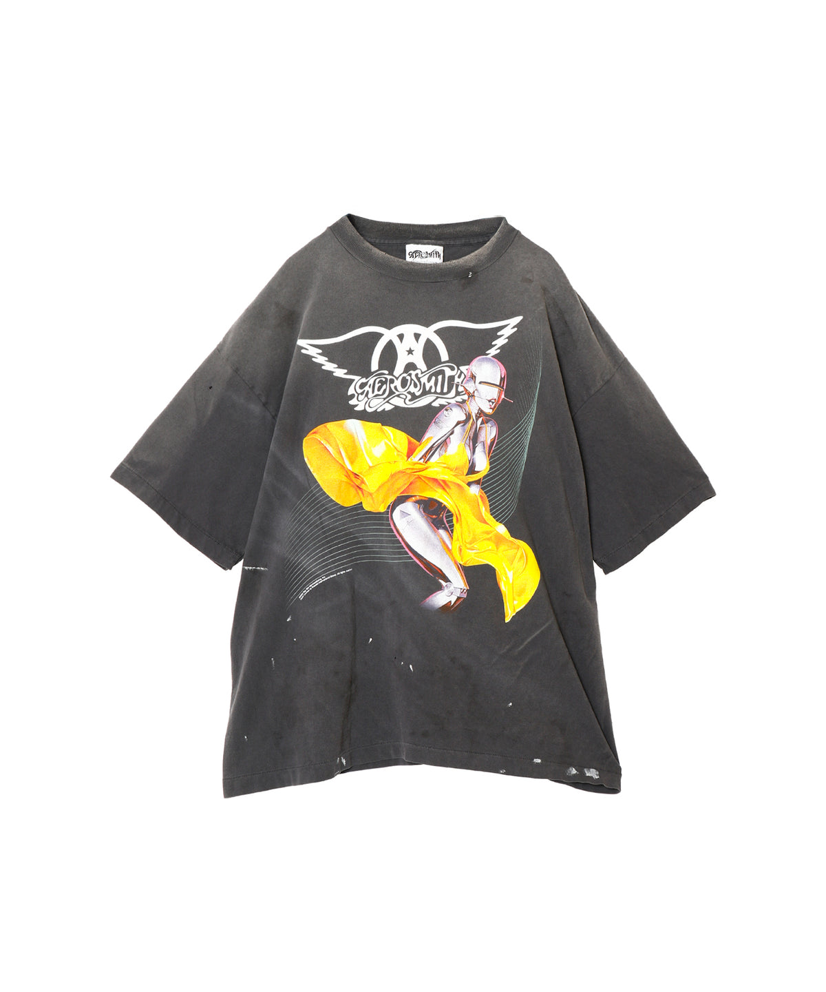 AS_SS T-SHIRT/AEROSMITH/BLACK
