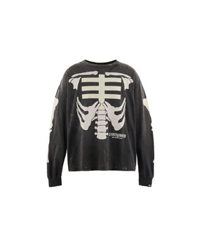 BH_LS T-SHIRT/BONE/BLACK