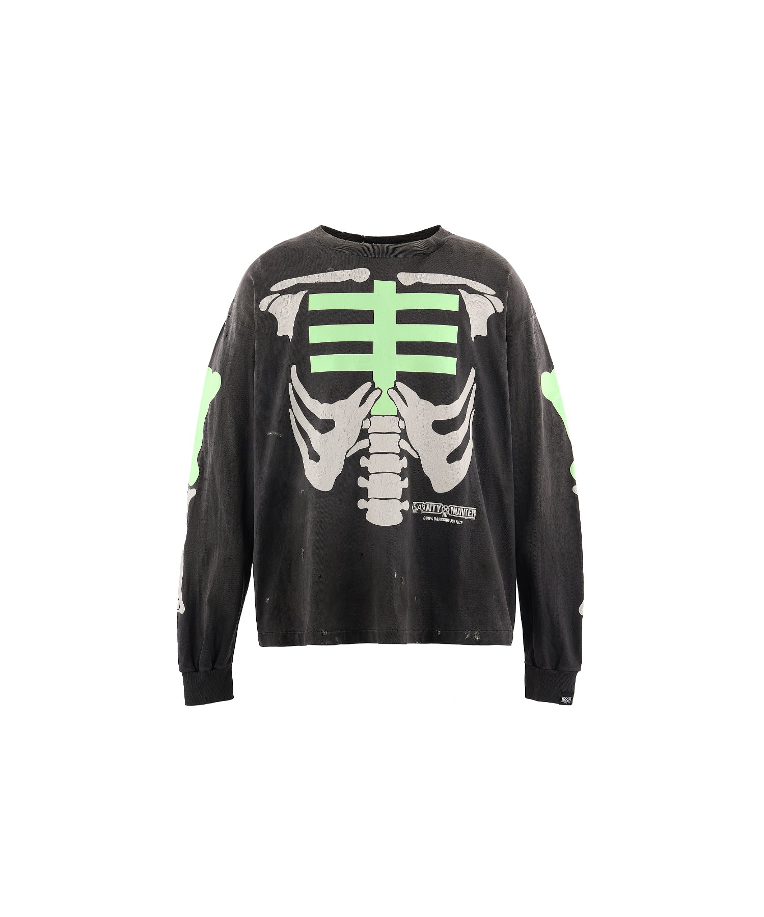 BH_LS T-SHIRT/BONE/BLACK
