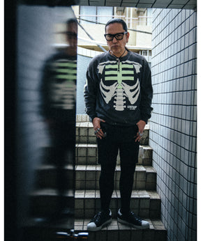 BH_LS T-SHIRT/BONE/BLACK