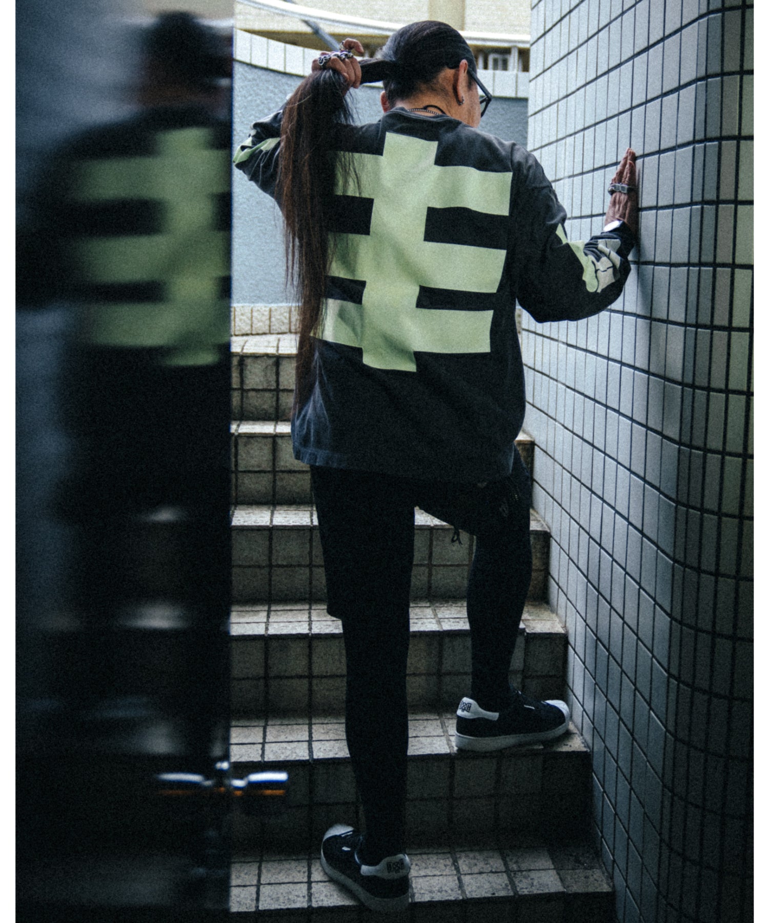 BH_LS T-SHIRT/BONE/BLACK