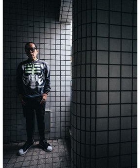 BH_LS T-SHIRT/BONE/BLACK
