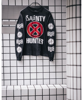 BH_LS T-SHIRT/SAINTY HUNTER/BLK