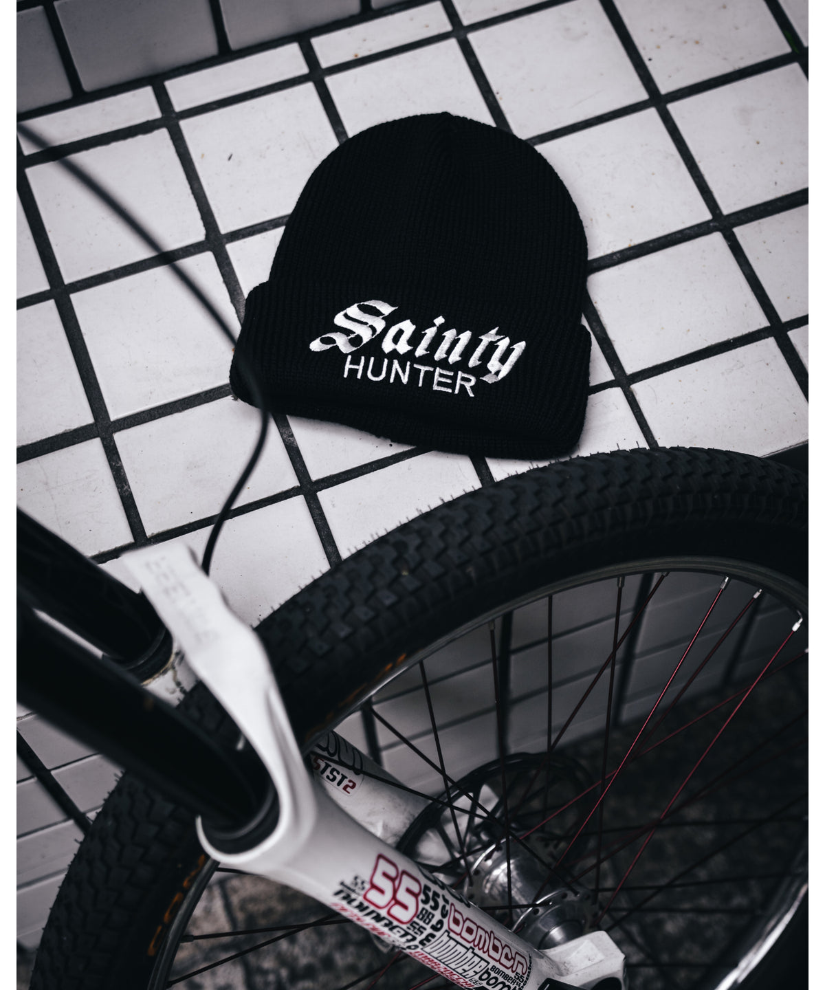 BH KNIT CAP/SAINTY HUNTER/BLACK