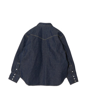 BBJ_DENIM SHIRT/REGID/BLUE