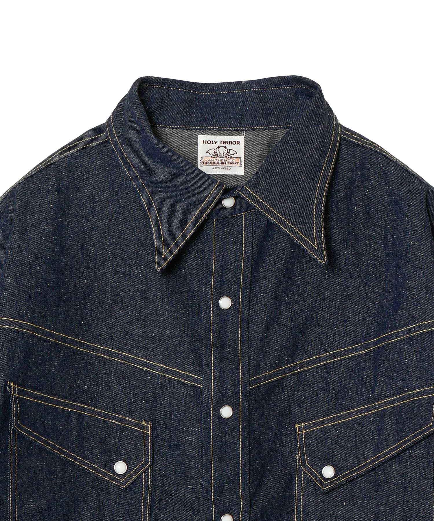 BBJ_DENIM SHIRT/REGID/BLUE