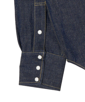 BBJ_DENIM SHIRT/REGID/BLUE