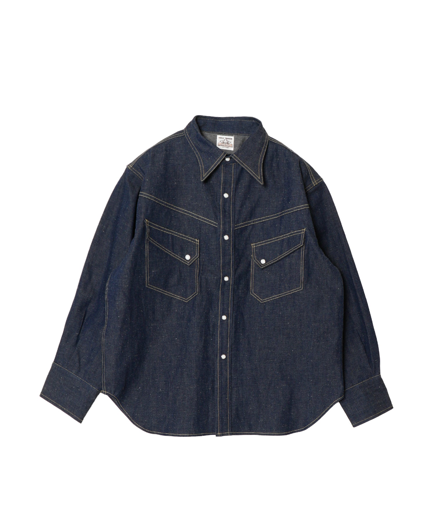 BBJ_DENIM SHIRT/REGID/BLUE - SAINT MXXXXXX (セントマイケル) - tops
