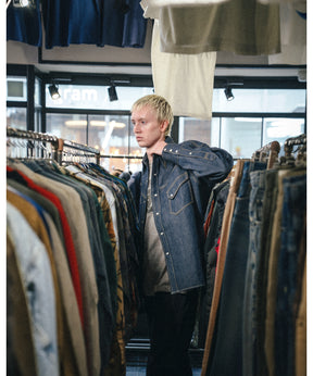 BBJ_DENIM SHIRT/REGID/BLUE