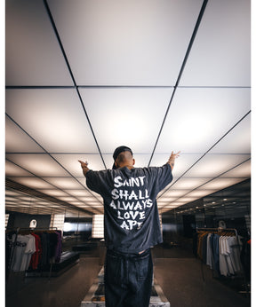 BAPE_SS T-SHIRT/ALWAYS LOVE/BK