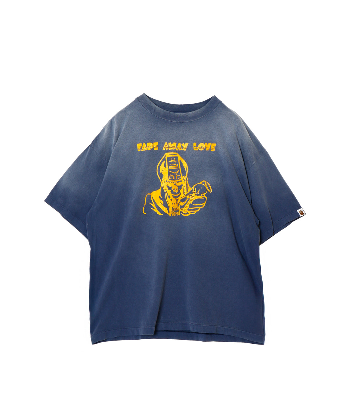 BAPE SS T-SHIRT/FADE AWAY LV/NV