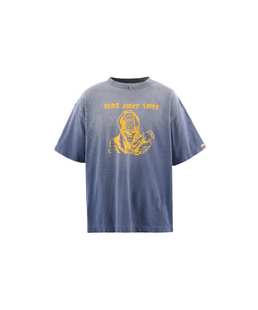 BAPE SS T-SHIRT/FADE AWAY LV/NV