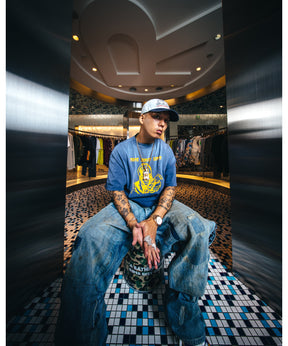 BAPE SS T-SHIRT/FADE AWAY LV/NV