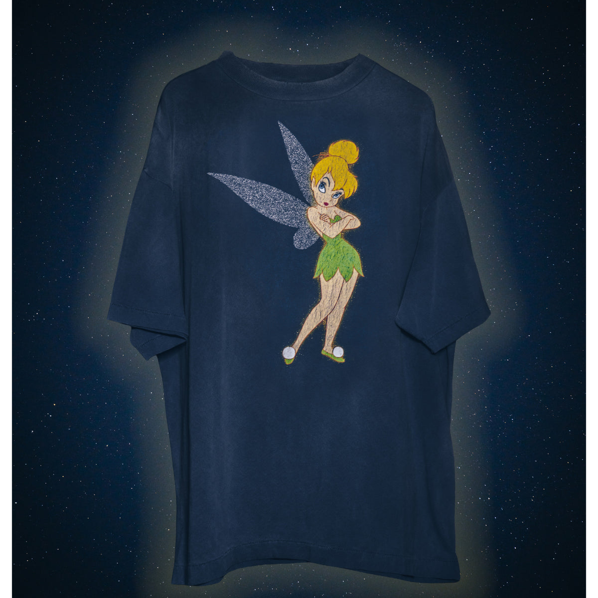 DSN_SS T-SHIRT / TINKER BELL / NAVY - SAINT MXXXXXX (セント